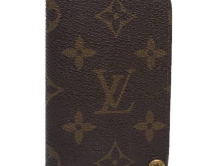 LOUIS VUITTON Monogram Porte Cartes Credit Pression Case M60937  fm3852 For Sale