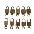 LOUIS VUITTON Padlock 10set metal Gold Tone  89069 Hot on Sale