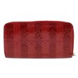 LOUIS VUITTON Vernis Rayure Zippy Wallet Pomme D amour M91718  89527 Online