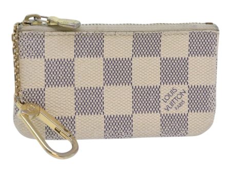 LOUIS VUITTON Damier Azur Pochette Cles Coin Purse N62659  92712 Online Sale