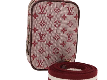 LOUIS VUITTON Monogram Mini Usu Digital Pouch Red M60001  89538 Sale