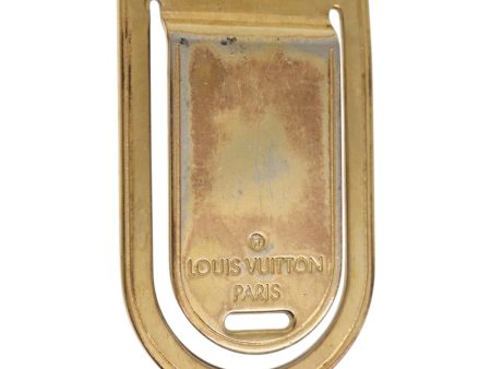 LOUIS VUITTON Pans Abie Porto Address Money Clip metal Silver M65067 Auth 85791 Fashion