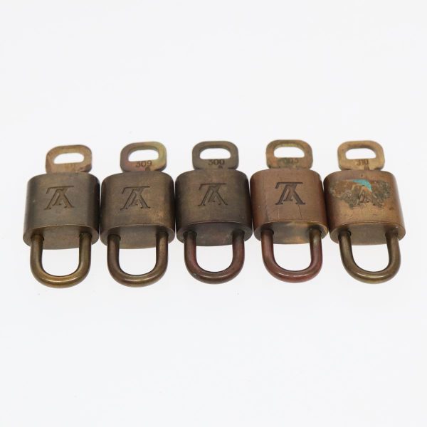 LOUIS VUITTON Padlock 10set metal Gold Tone  87707 Online Sale