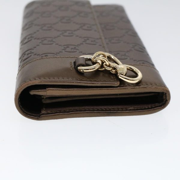 GUCCI GG Canvas Guccissima Long Wallet Brown 274430 ep1661 Supply