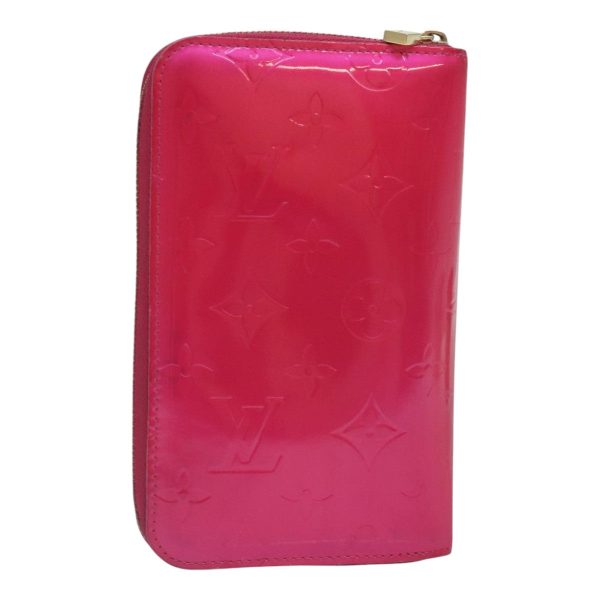 LOUIS VUITTON Monogram Vernis Eldridge Wallet Fuchsia Pink M91240  93651 Cheap