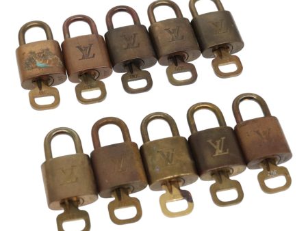 LOUIS VUITTON Padlock 10set metal Gold Tone  87707 Online Sale