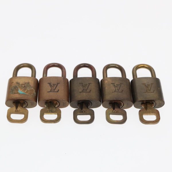 LOUIS VUITTON Padlock 10set metal Gold Tone  87707 Online Sale