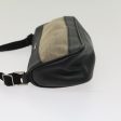 GUCCI Accessory Pouch Canvas Leather Black ki3186 For Discount