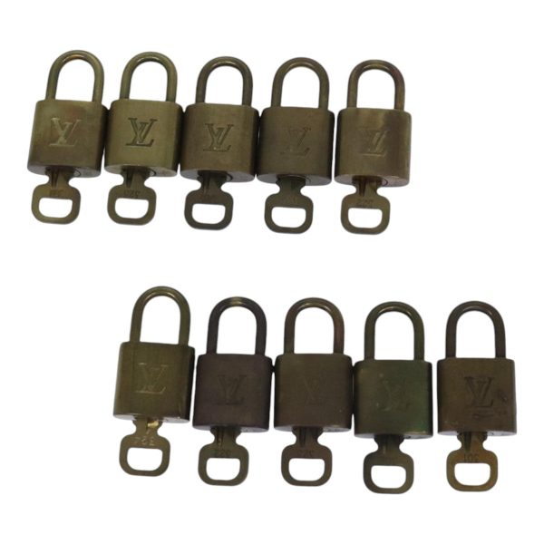 LOUIS VUITTON Padlock 10set metal Gold Tone  88248 Sale