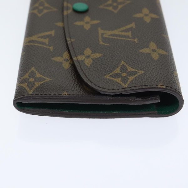 LOUIS VUITTON Monogram Portefeuille Emilie Long Wallet Green M60137 Auth 91912 Hot on Sale