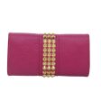 LOUIS VUITTON Monogram Pochette Courtney Bag Embossed leather Pink Auth yk14516A Online Sale