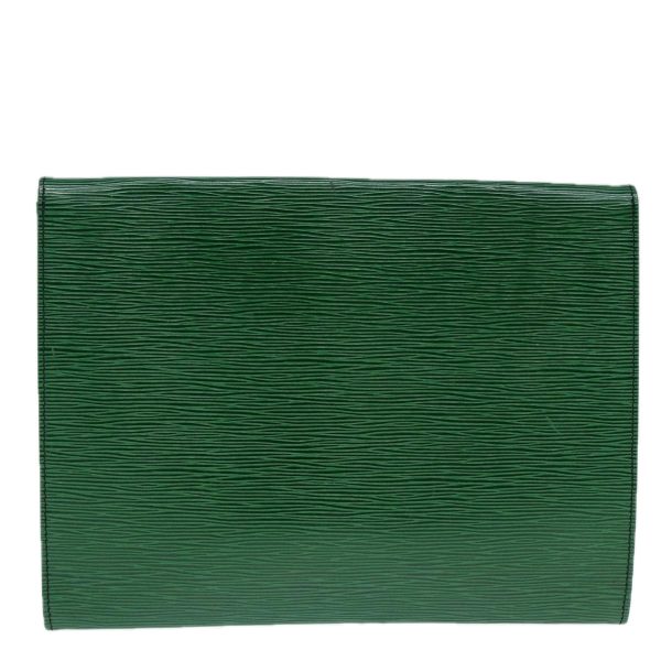 LOUIS VUITTON Epi Jena Clutch Bag Green M52724  78574 Discount