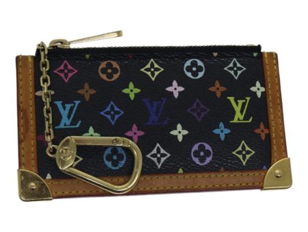 LOUIS VUITTON Monogram Multicolor Pochette Cles Purse Black M92654  86029 Hot on Sale