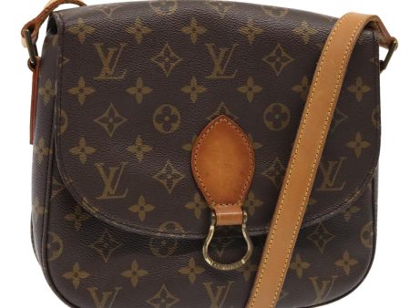 LOUIS VUITTON Monogram Saint Cloud GM Shoulder Bag M51242  yk14834 Fashion