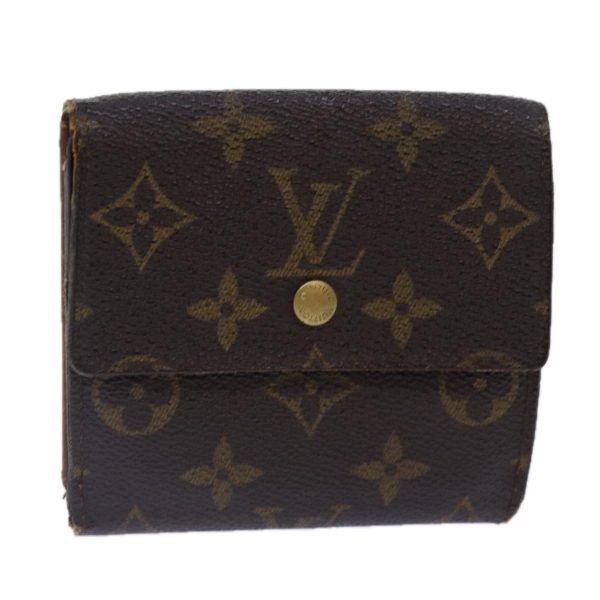 LOUIS VUITTON Monogram Portefeuille Elise Trifold Wallet M61654  89018 Online