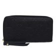 LOUIS VUITTON Monogram Empreinte Zippy Wallet Black M61864  89010A Online