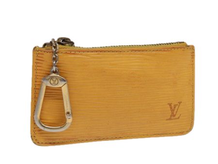 LOUIS VUITTON Epi Pochette Cles Coin Purse Yellow M63809  86604 Supply