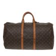 LOUIS VUITTON Monogram Keepall 55 Boston Bag M41424  92348 Hot on Sale