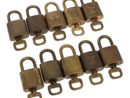 LOUIS VUITTON Padlock 10set metal Gold Tone  87704 Supply