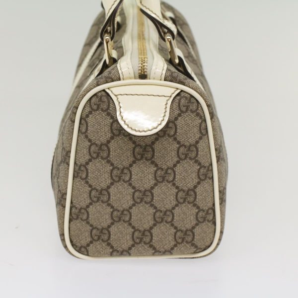 GUCCI GG Canvas Mini Boston Bag PVC Leather Beige 193604 yk8727 Online