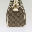 GUCCI GG Canvas Mini Boston Bag PVC Leather Beige 193604 yk8727 Online