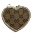 GUCCI GG Canvas Heart Coin Purse Beige 152615 yk8712 For Discount