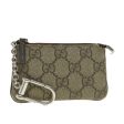 GUCCI GG Canvas Coin Purse PVC Leather Beige 233183 37806 Online