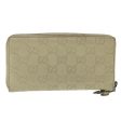 GUCCI GG Canvas Guccissima Long Wallet Beige 224246 51375 Discount