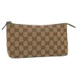 GUCCI GG Canvas Pouch Beige 115238 ro877 Online